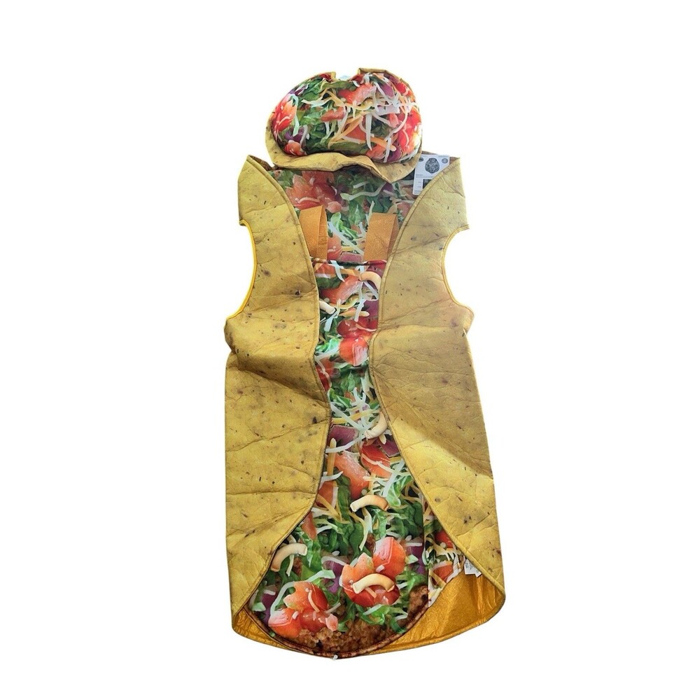 Hyde & Eek! Boutique Taco Halloween Costume + Hat Kids Adults One Size Fits Most